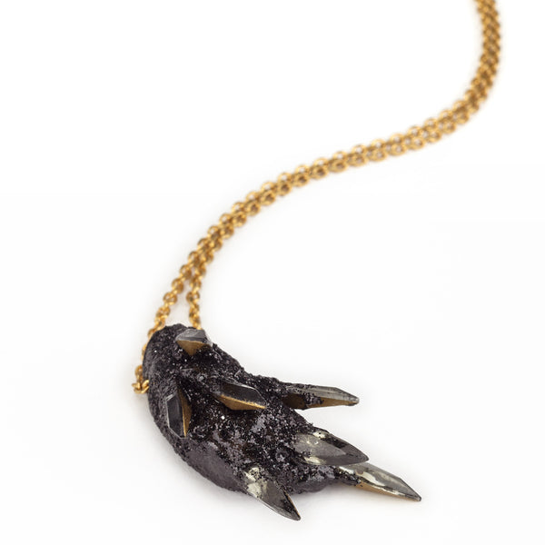Spiky Black Pendant