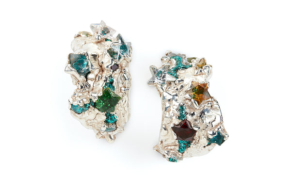 The Star Shape Earring Hoops
